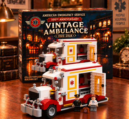 American Vintage Ambulance Building Set