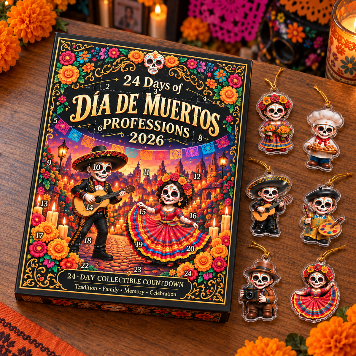 Día de Muertos Countdown Calendar