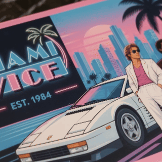 Miami Vice – Inspired 80s Miami Collector Building Set