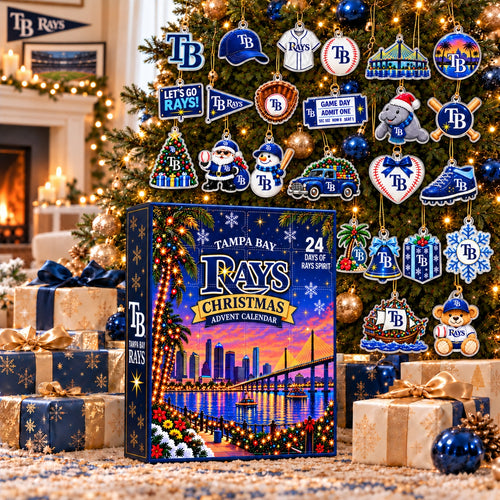 Tampa Rays Bay Christmas Advent Calendar  - 24 Days of Rays Spirit