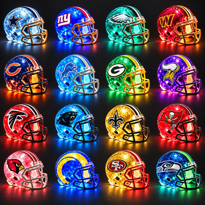 Football Helmet LED Lamp - Full 32 Team Styles 🏈