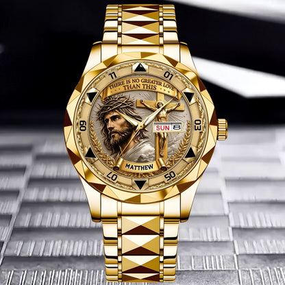 Personalized Jesus Christ Hand Watch