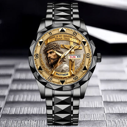 Personalized Jesus Christ Hand Watch