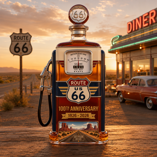 Route 66 100th Anniversary — Gas Pump Whiskey Decanter