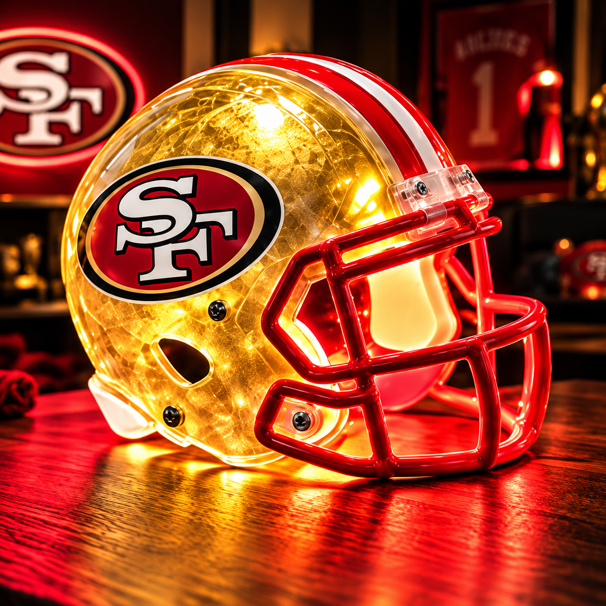 Football Helmet LED Lamp - Full 32 Team Styles 🏈