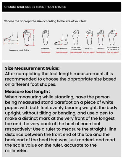 Gothic Embroidered Suede Clogs - how to measure your foot and choose your size