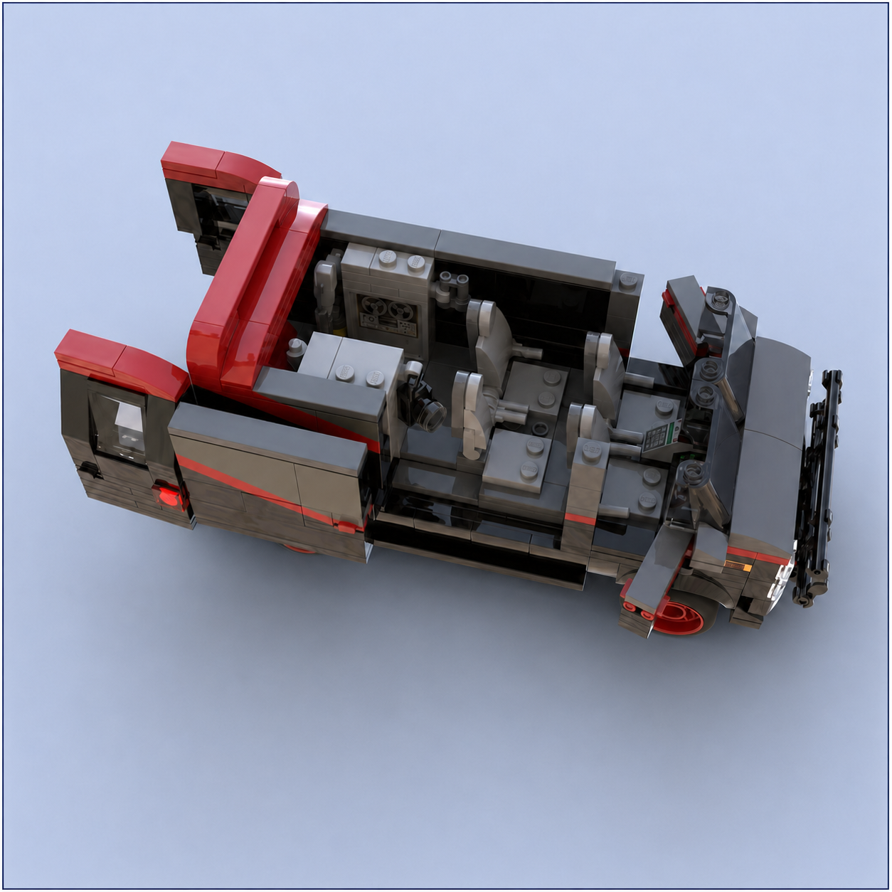 The A-Team Van & Crew Building Block Set