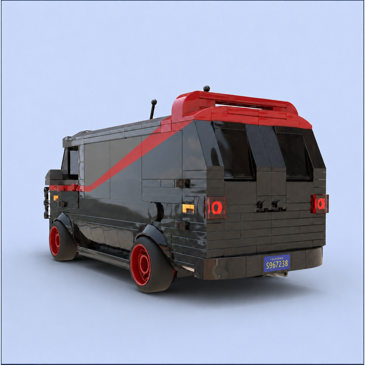 The A-Team Van & Crew Building Block Set