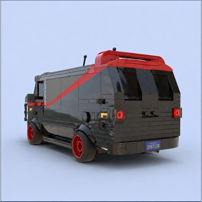 The A-Team Van & Crew Building Block Set