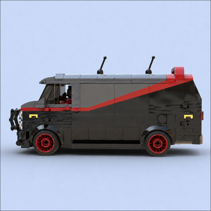 The A-Team Van & Crew Building Block Set