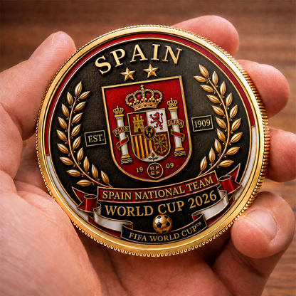 Spain World Cup 2026 Champions Commemorative Coin