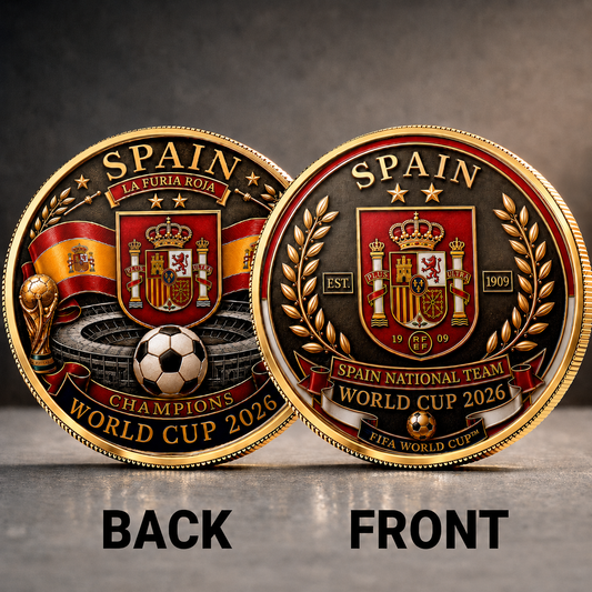 Spain World Cup 2026 Champions Commemorative Coin