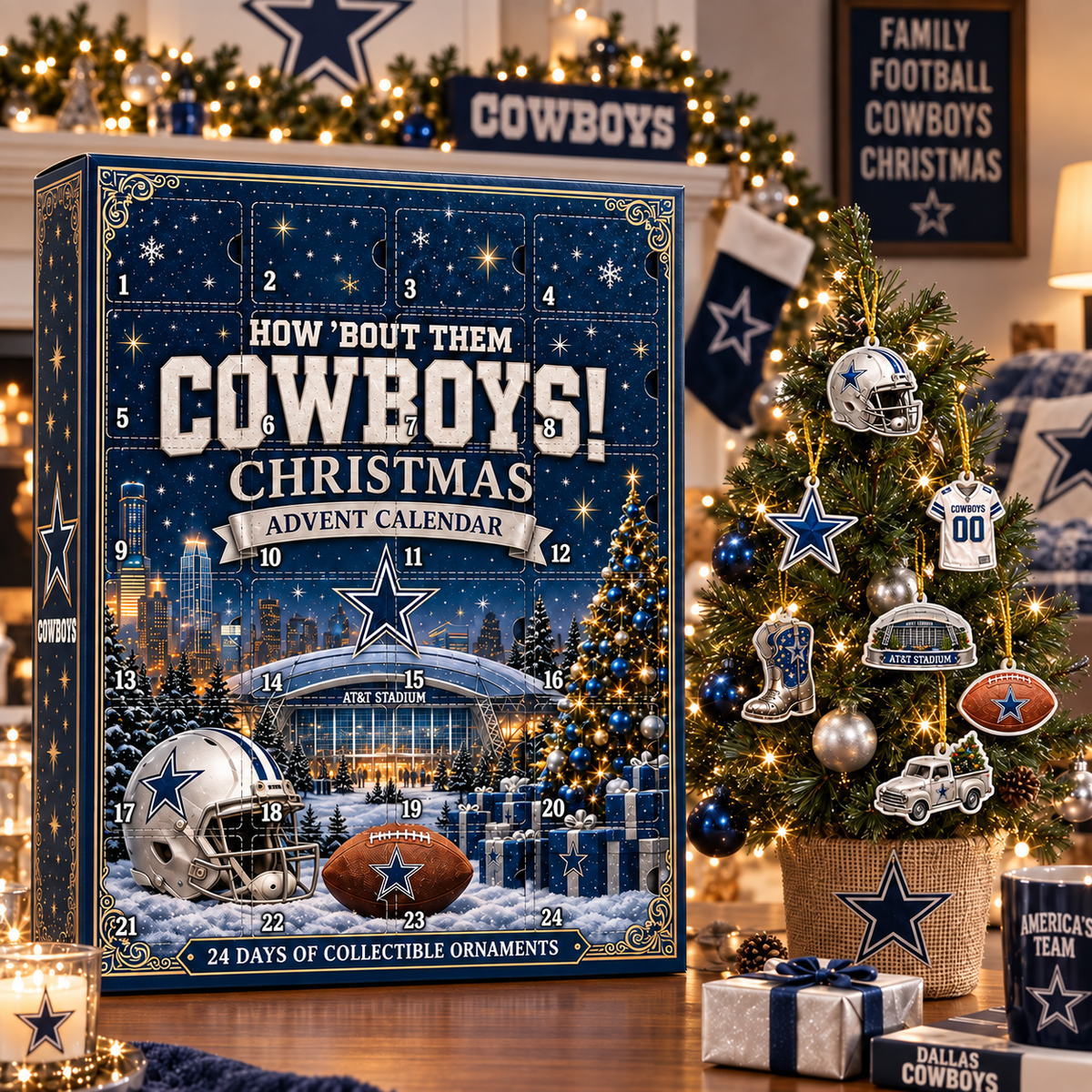 🎄 How ’Bout Them Cowboys! Christmas Advent Calendar