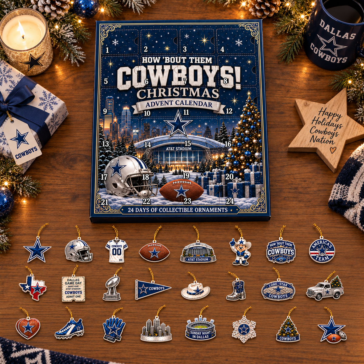 🎄 How ’Bout Them Cowboys! Christmas Advent Calendar