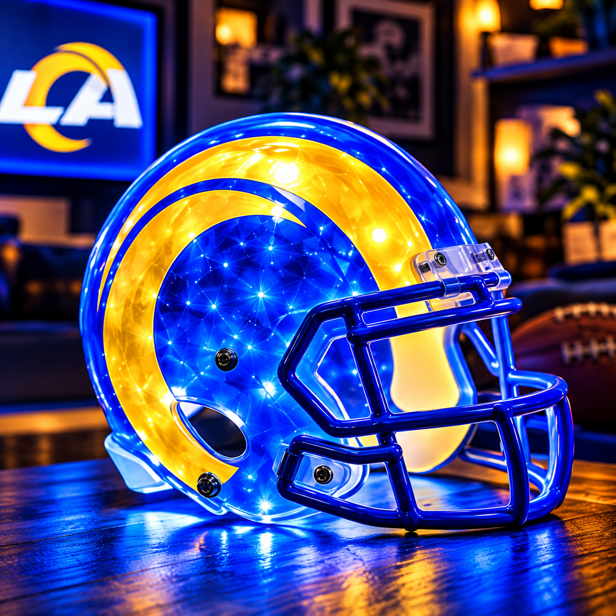 Football Helmet LED Lamp - Full 32 Team Styles 🏈