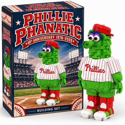Phillie Phanatic 48th Anniversary Building Set