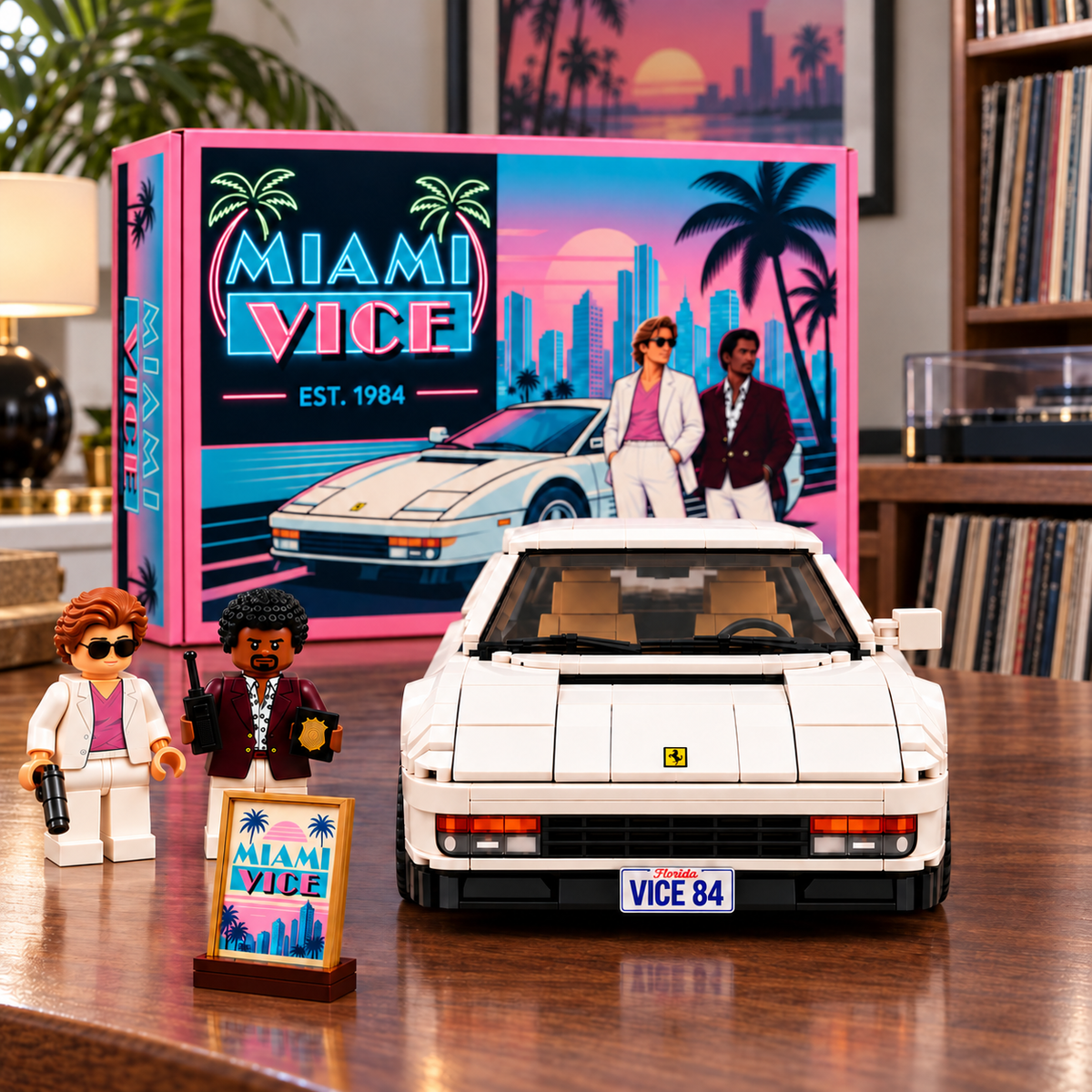 Miami Vice – Inspired 80s Miami Collector Building Set