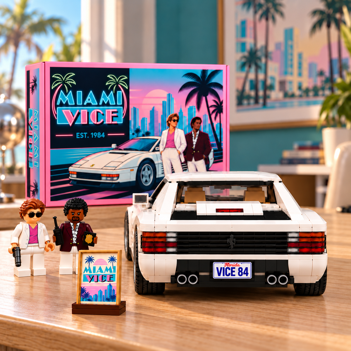 Miami Vice – Inspired 80s Miami Collector Building Set
