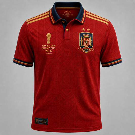 Spain World Cup 2026 Champions Polo Shirt