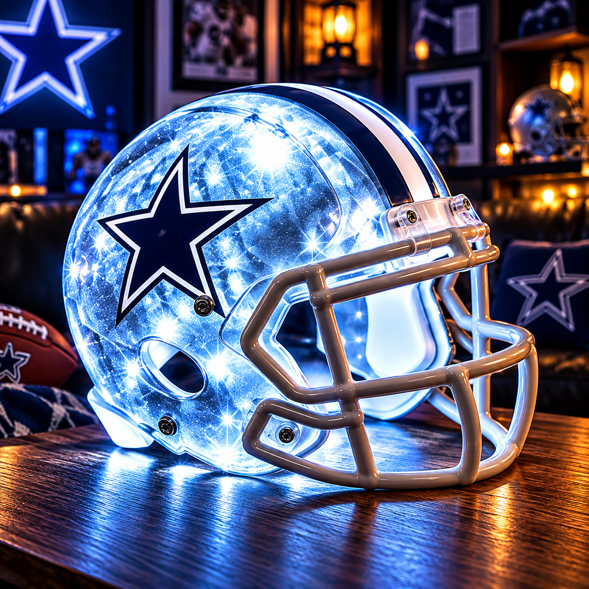 Football Helmet LED Lamp - Full 32 Team Styles 🏈