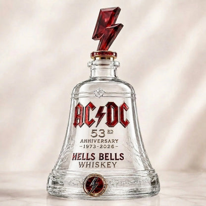 AC/DC 53rd Anniversary 1973-2026 Hells Bells Whiskey Bottle
