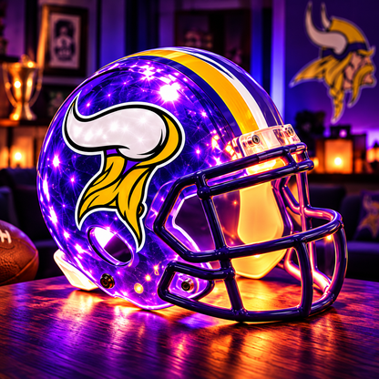 Football Helmet LED Lamp - Full 32 Team Styles 🏈