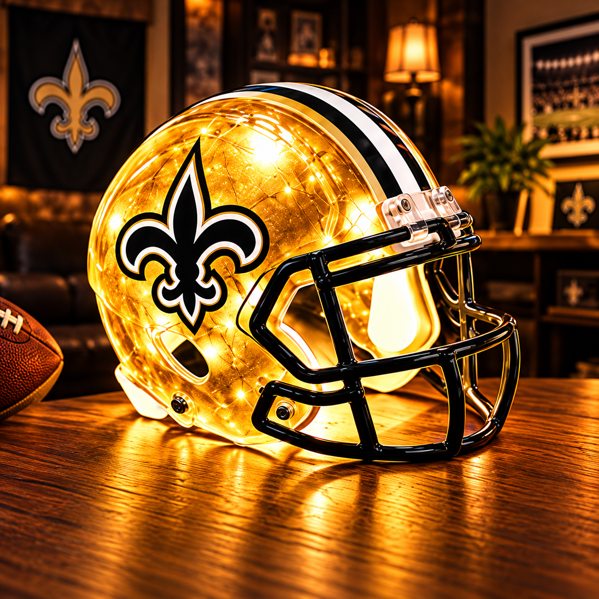 Football Helmet LED Lamp - Full 32 Team Styles 🏈