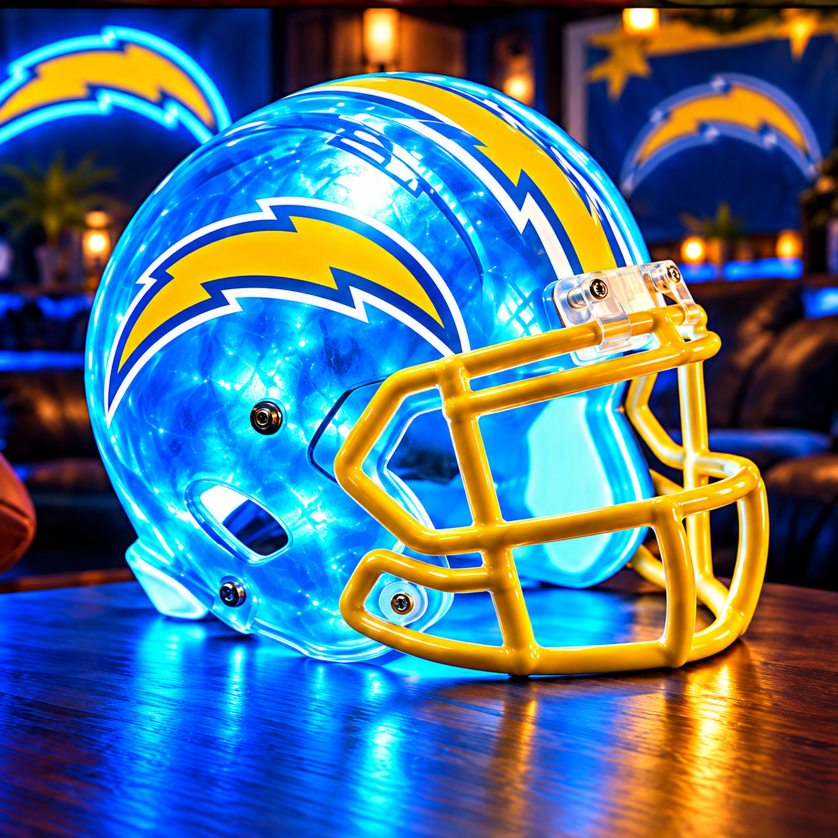 Football Helmet LED Lamp - Full 32 Team Styles 🏈