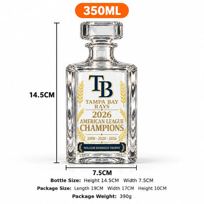 Rays AL Champions decanter 350 ml size: 14.5 cm tall, 7.5 cm wide