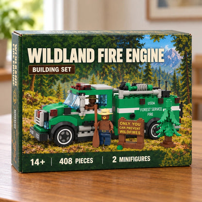 Wildland Fire Engine Building Set box - 14+, 408 pieces, 2 minifigures